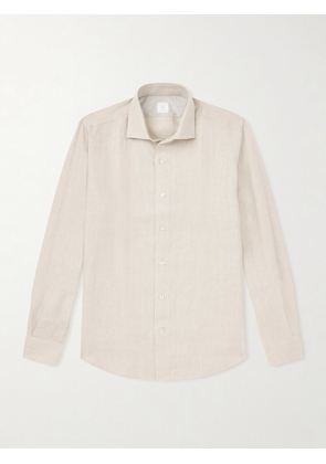 Eleventy - Linen Shirt - Men - Neutrals - S