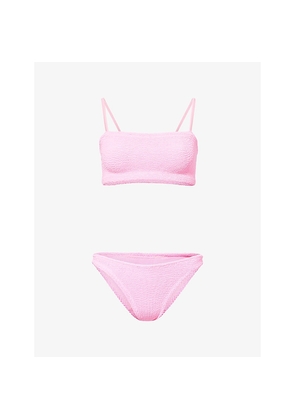 Womens Hunza G Gigi Seersucker Bikini Set