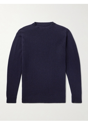 Anderson & Sheppard - Super Soft Cashmere Sweater - Men - Blue - XS