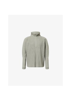 Mens Homme Plisse Issey Miyake Month Pleated Knitted Top