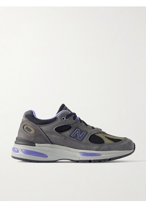 New Balance - 991v2 Suede and Mesh Sneakers - Men - Gray - UK 6
