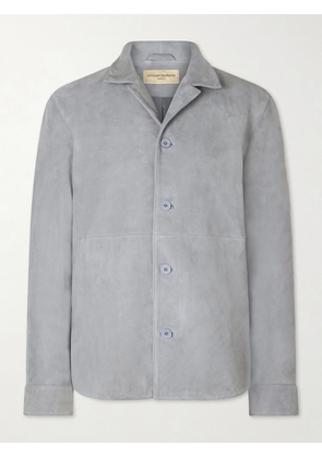Officine Générale - Julien Suede Jacket - Men - Gray - XS
