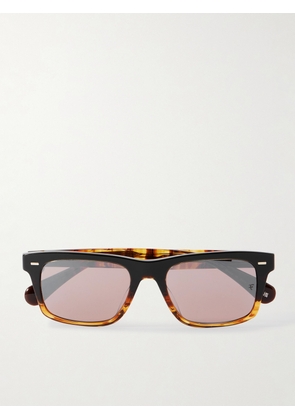 Oliver Peoples - Roger Federer R-16 Square-Frame Degradé Acetate Sunglasses - Men - Tortoiseshell
