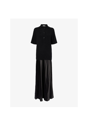 Womens Christopher Esber Monument Polo Cashmere-And-Silk Maxi Dress