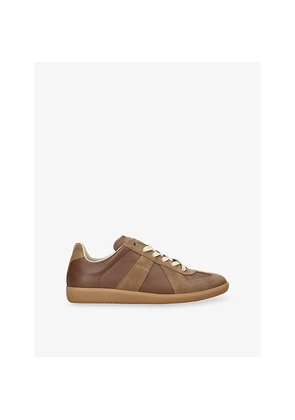 Mens Maison Margiela Replica Leather Trainers