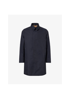 Mens Paul Smith Classic-Collar Cotton-Blend Mac Jacket