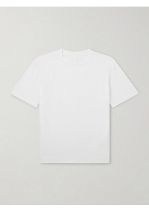 FEDELI - Organic Cotton-Jersey T-Shirt - Men - White - IT 46