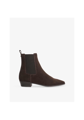 Womens Dune Parkas Suede Chelsea Boots