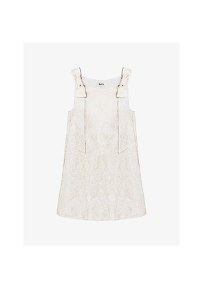 Womens Ro&Zo Heidi Jacquard Woven Mini Dress