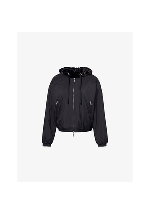 Womens Moose Knuckles Eaton Bunny Hooded Shell Jacket