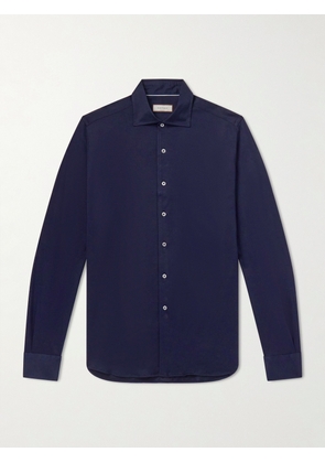 Canali - Cotton and Lyocell-Blend Shirt - Men - Blue - S