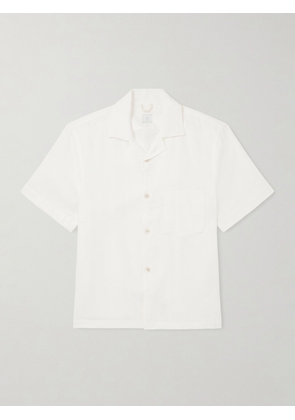 Eleventy - Camp-Collar Linen Shirt - Men - White - S