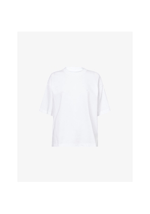 Womens Carhartt WIP Chester  Logo-Print Cotton T-Shirt