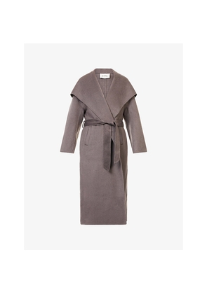 Womens Dissh Lucia Marle Belted Wool-Blend Coat