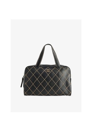 Womens Reselfridges Pre-Loved Chanel CC Wild Stitch Leather Top-Handle Bag