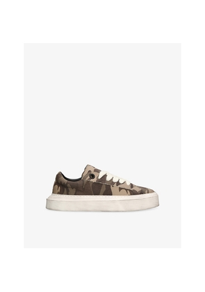 Mens Cole Buxton The Wilson Court Woven Low-Top Trainers