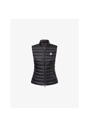 Womens Moncler Igens Cinched-Waist Shell-Down Vest