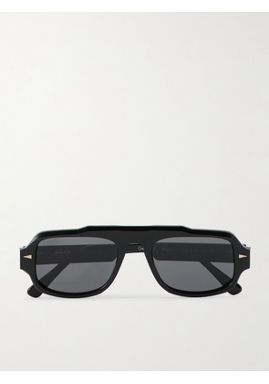 AHLEM - George V Aviator-Style Acetate Sunglasses - Men - Black