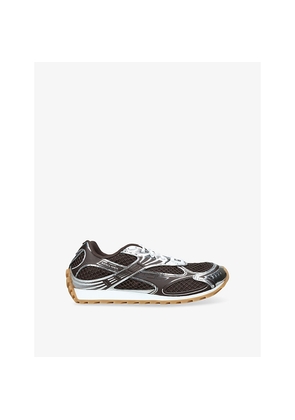 Mens Bottega Veneta Orbit Woven Trainers