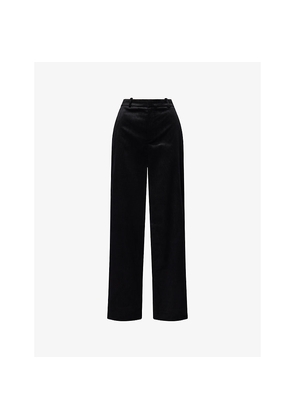 Womens Vince Wide-Leg Velvet Trousers