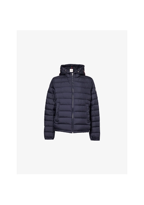 Mens Moncler Vermeille Hooded Shell-Down Jacket