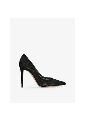 Womens Gianvito Rossi Claudia 105 Lace Courts