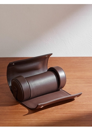 Lorenzi Milano - Leather Watch Case - Men - Brown