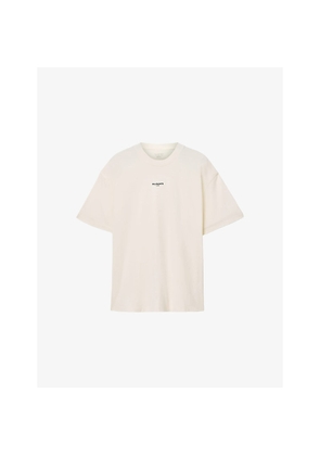 Mens Allsaints Mikro Branded-Print Cotton-Jersey T-Shirt