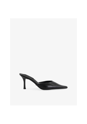 Womens Tony Bianco Sicily Leather Heeled Mules