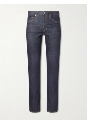 TOM FORD - Straight-Leg Selvedge Jeans - Men - Blue - UK/US 30