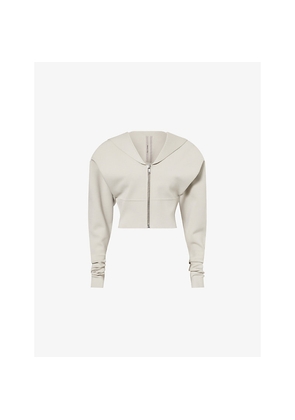 Womens Rick Owens Dracu Cropped Knit Jacket
