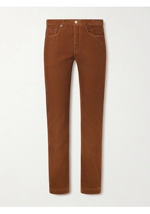 Massimo Alba - Alunga Straight-Leg Cotton-Corduroy Trousers - Men - Brown - UK/US 30