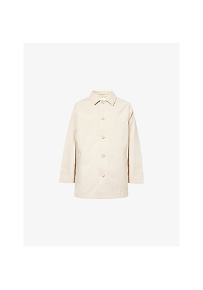 Mens Percival Sherlock Relaxed-Fit Woven Trench Coat