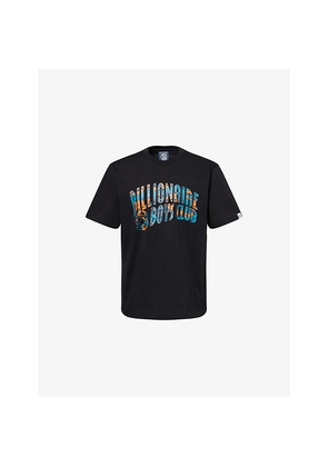 Mens Billionaire Boys Club Overlay Camo Arch Logo Cotton-Jersey T-Shirt