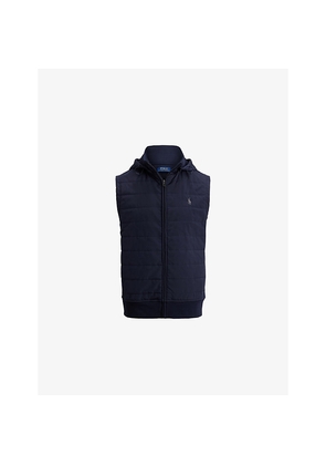 Mens Polo Ralph Lauren Hooded Logo-Embroidered Shell Gilet