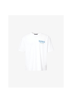 Mens Nahmias Boat Tours Boxy Cotton-Jersey T-Shirt