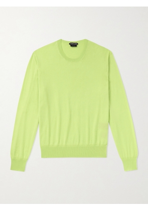 TOM FORD - Cotton Sweater - Men - Green - IT 46
