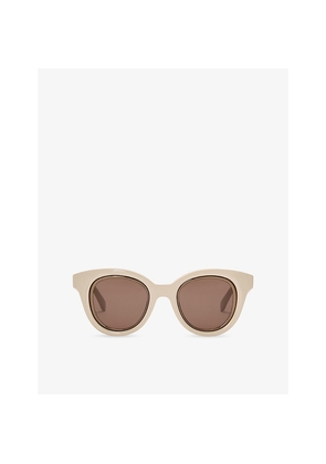 Womens Loewe Butterfly Mini Anagram Acetate Sunglasses
