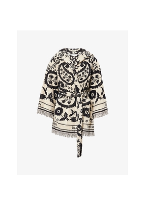 Womens Zimmermann Wanderlust Hooded Cotton Cover-Up Dress