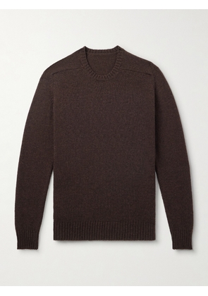 Anderson & Sheppard - Shetland Wool Sweater - Men - Brown - XS