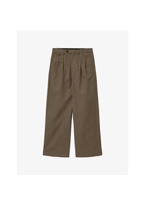 Mens Allsaints Conway Wide-Leg Cotton-Blend Trousers