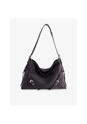 Womens Givenchy Voyou Medium Suede Shoulder Bag
