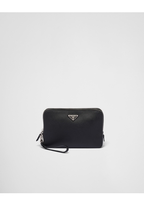 Saffiano Leather Clutch