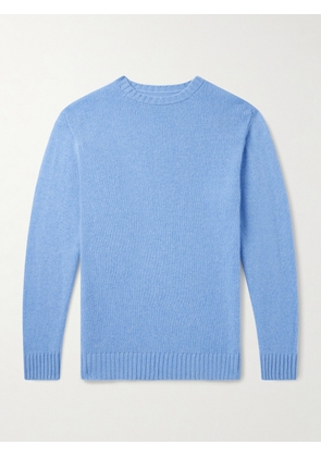 Anderson & Sheppard - Super Soft Cashmere Sweater - Men - Blue - XS