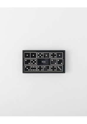 Saffiano leather Dominoes set