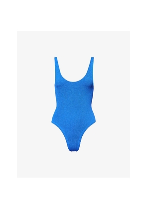 Womens Hunza G Faye Seersucker Swimsuit