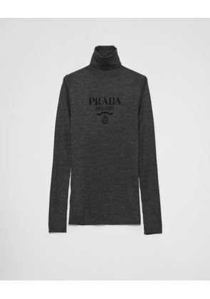 Superfine wool turtleneck sweater