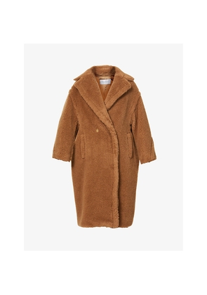 Womens Max Mara Teddy Alpaca Wool-Blend Coat
