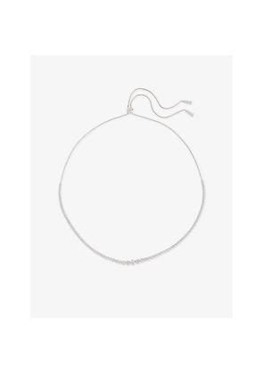 Womens Carat London Quentin Sterling-Silver and Cubic Zirconia Necklace