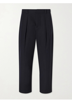 A.P.C. - Renato Straight-Leg Pleated Twill Trousers - Men - Blue - IT 46